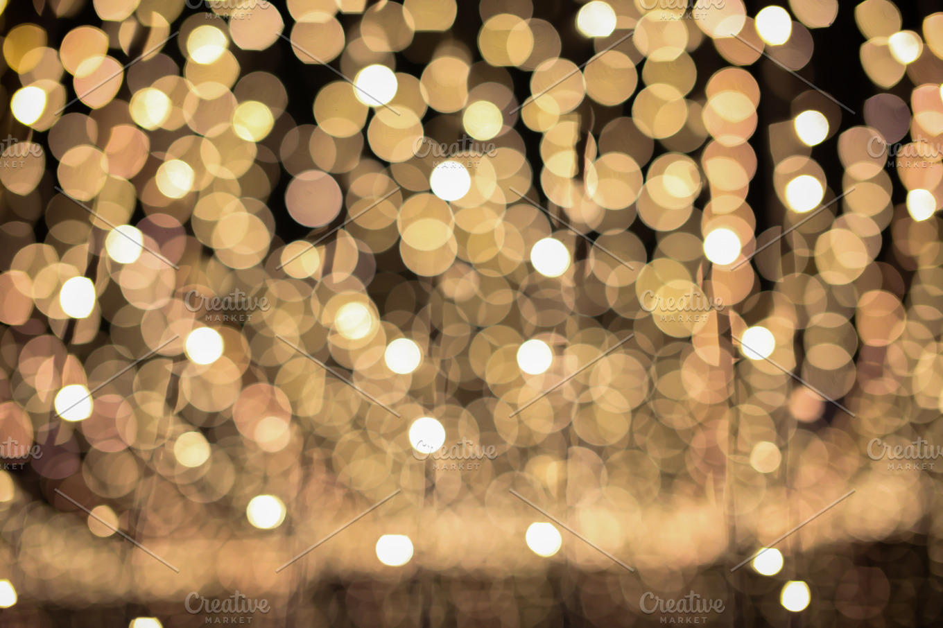 Bokeh lights from beautiful christmas light decoration for background