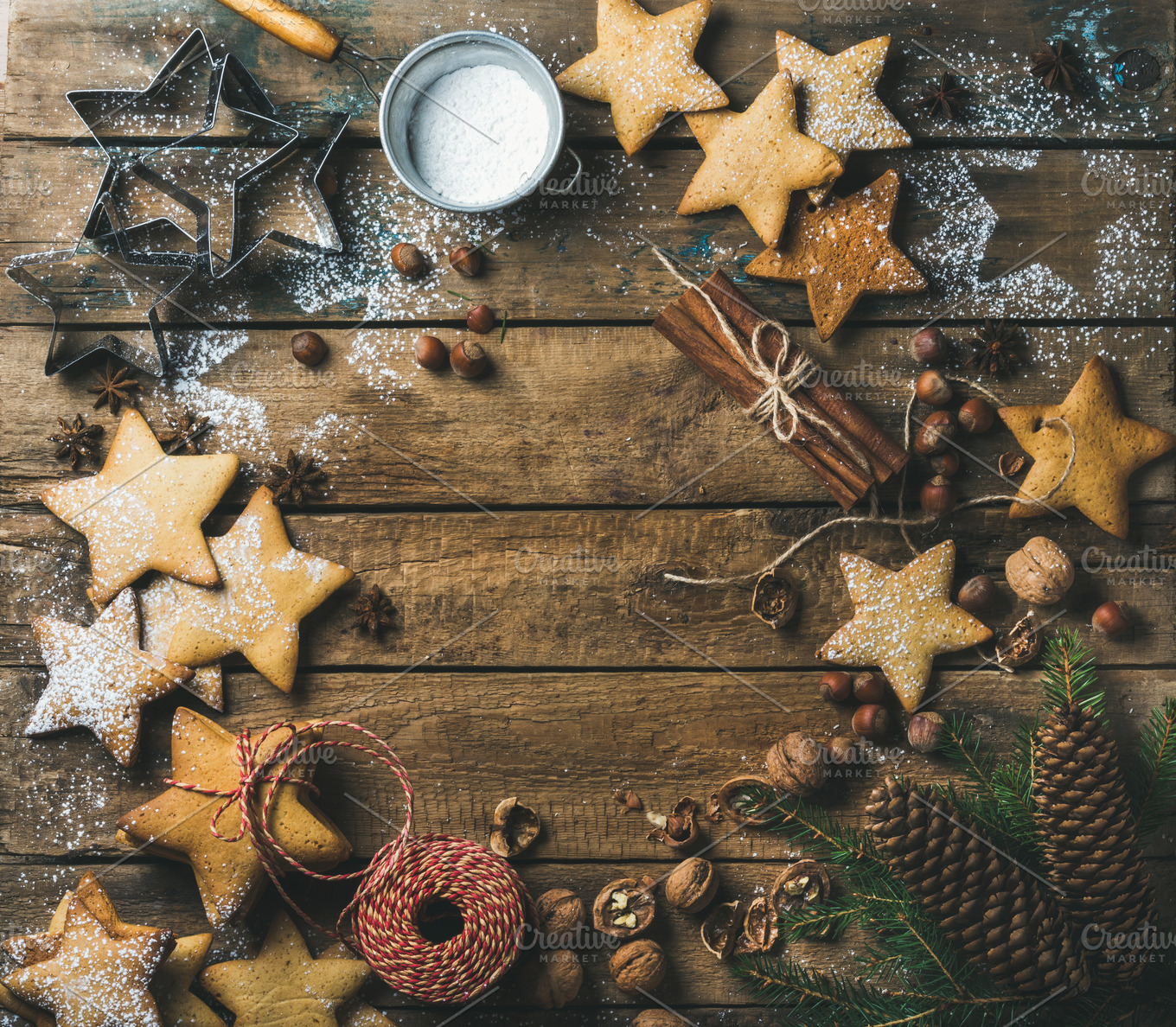 Gingerbread cookies featuring food, background, and cookie | Holiday ...