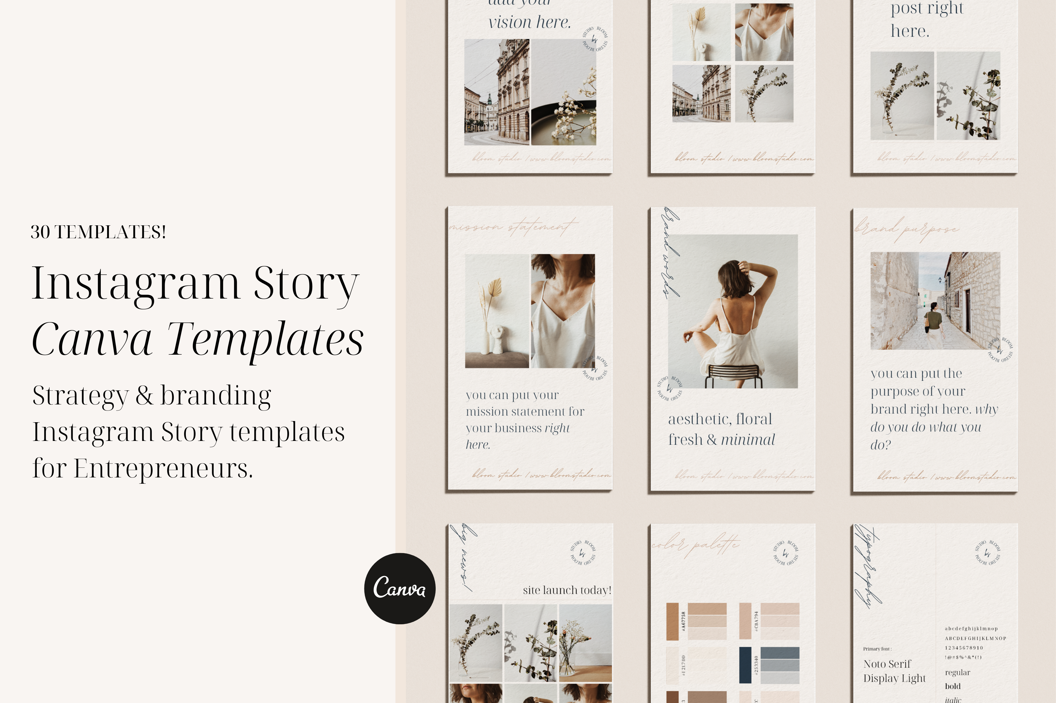 Instagram Story Templates | Branding | Social Media Templates ...