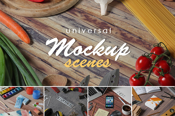 Download Universal Mockup Scenes | Creative Photoshop Templates ...