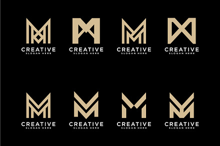 set of initials D logo vector design template - MasterBundles