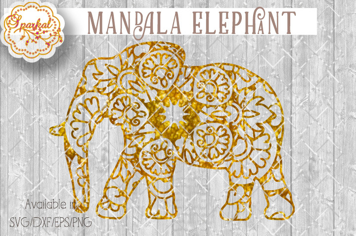 Download Mandalas Elephant Cut File Pre Designed Illustrator Graphics Creative Market