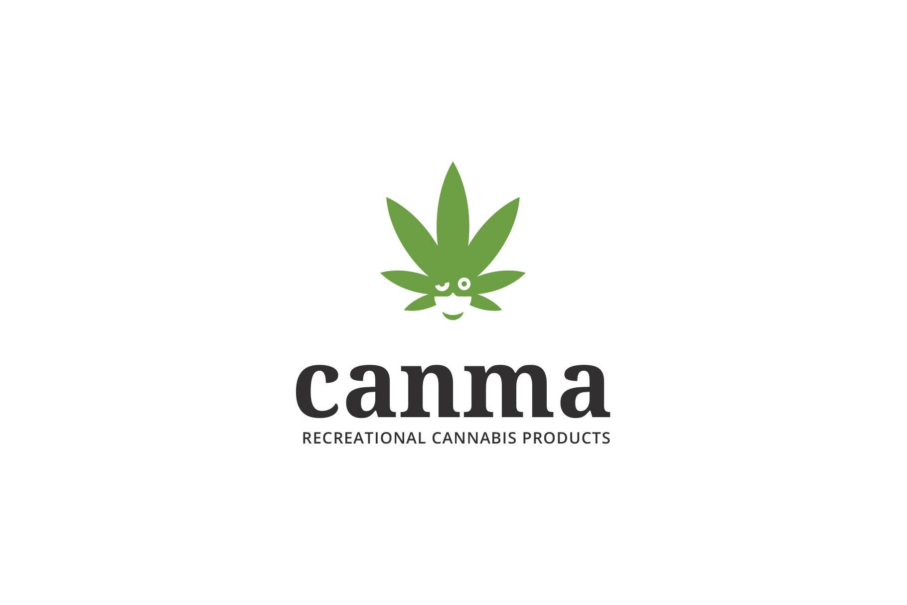 Canma Cannabis Hemp Marijuana Logo | Illustrator Templates ~ Creative ...