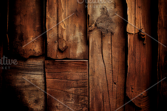 Wooden Background from Old Wood Planks Graphic by VetalStock