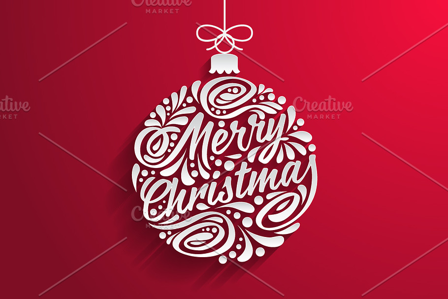 Merry Christmas and Happy New Year | Pre-Designed Illustrator Graphics ~ Creative Market