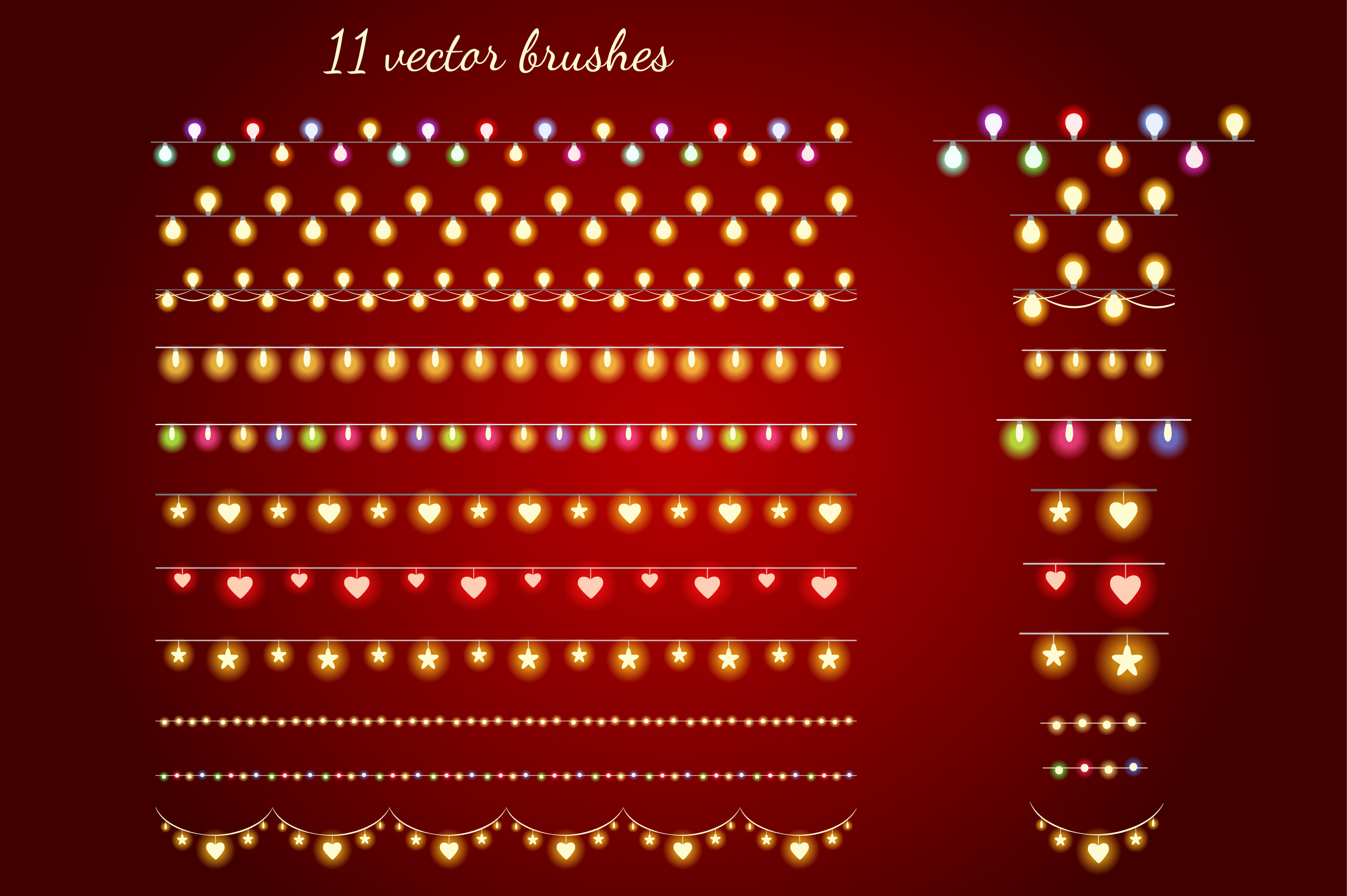 make a christmas lights brush illustrator cs5 free download