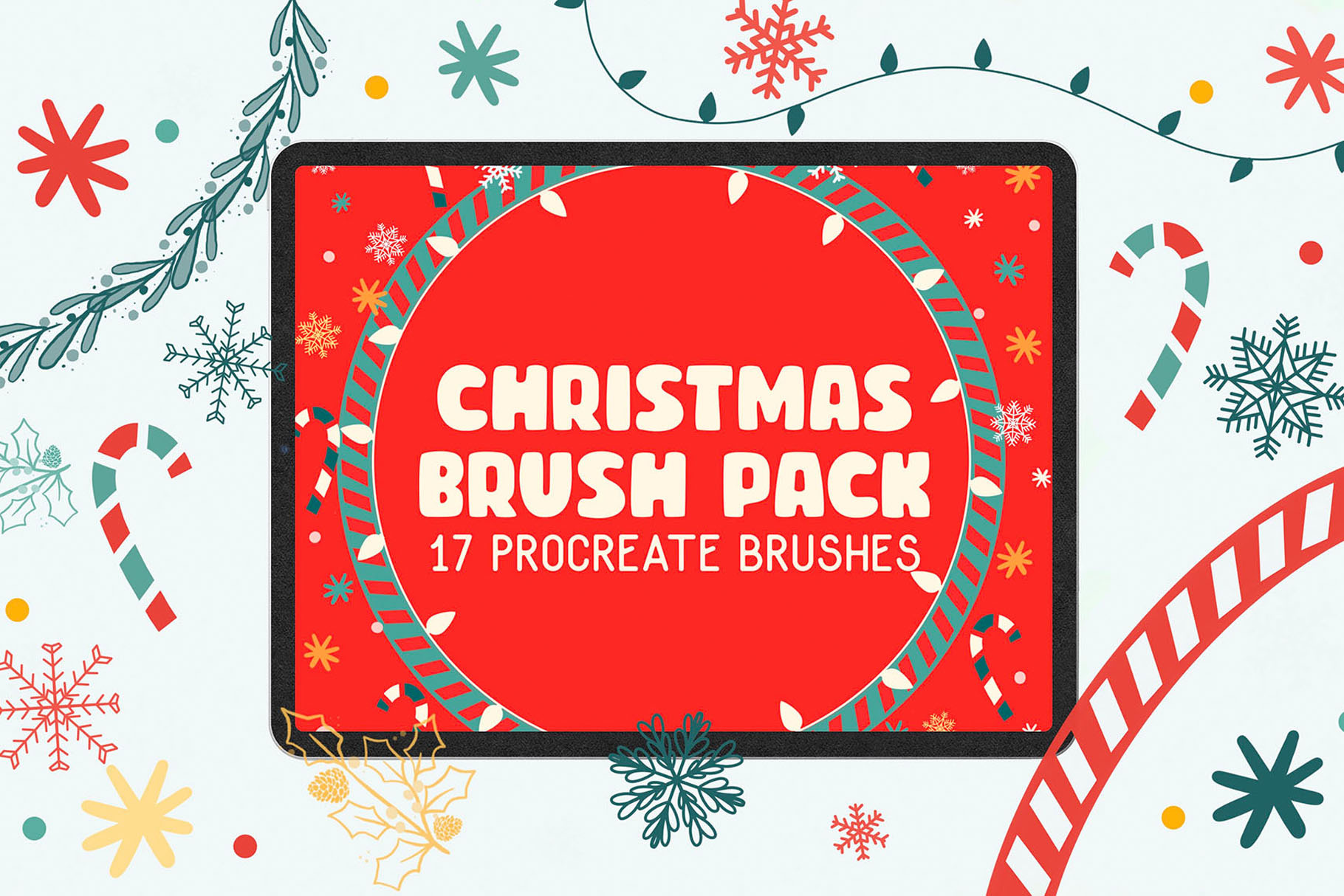 Christmas Brushes for Procreate Creative Market