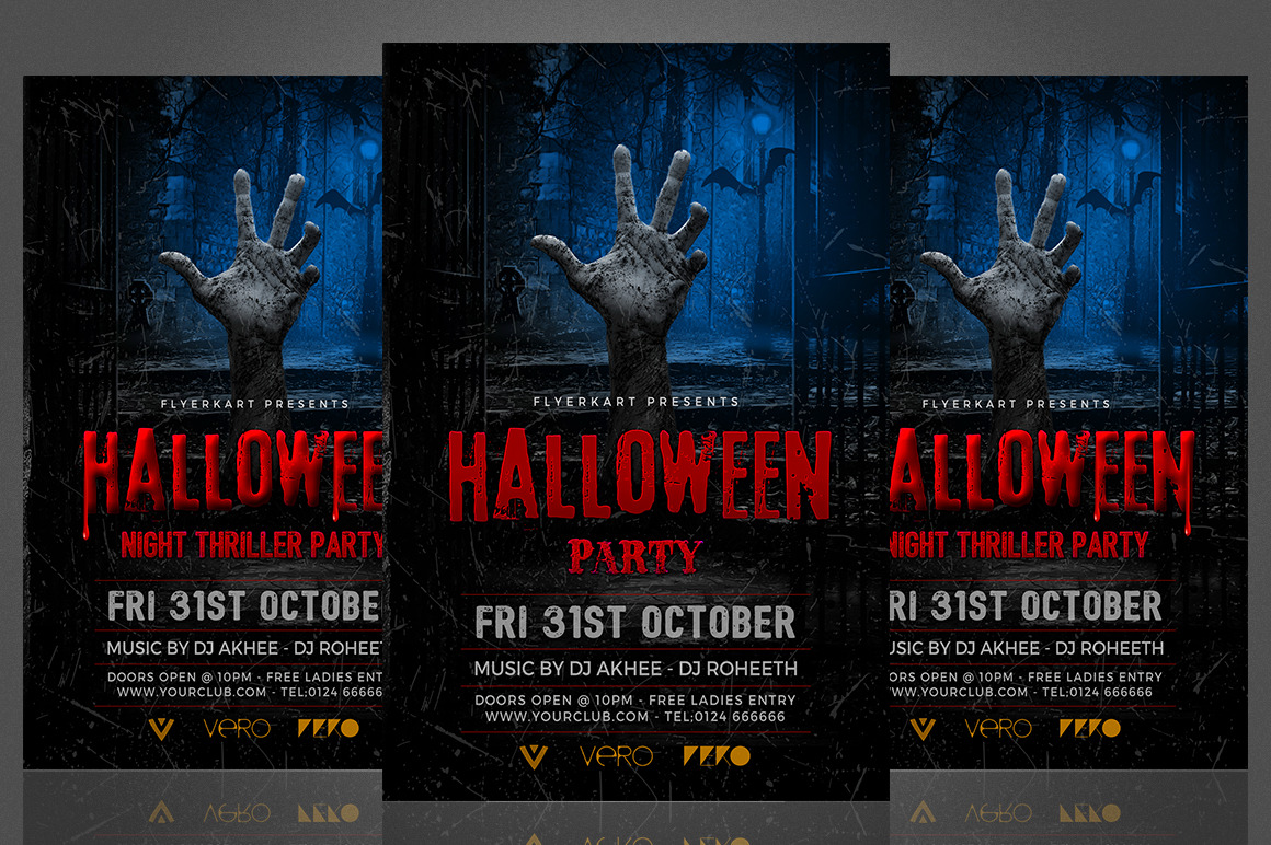 Halloween Party | Flyer Templates ~ Creative Market