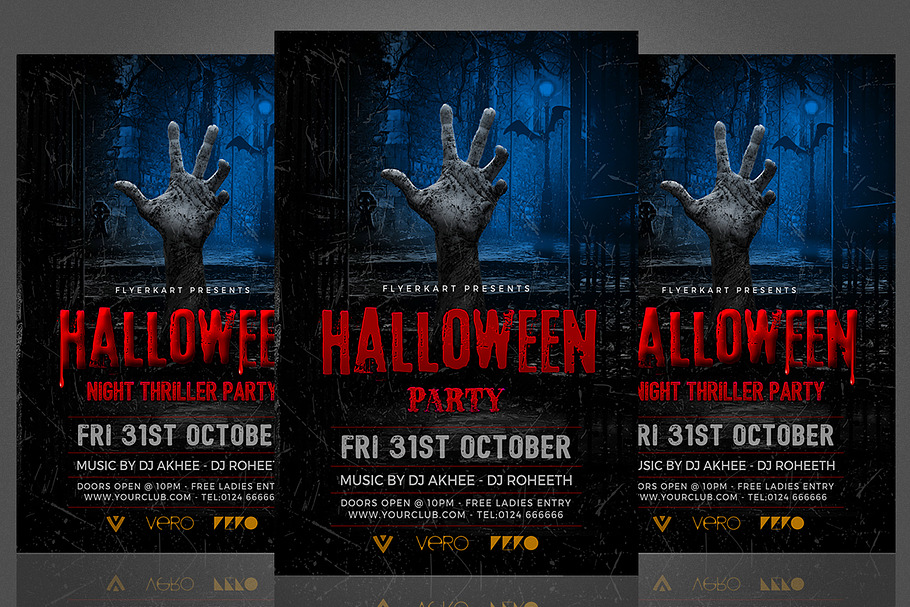 Halloween Flyer | Creative Photoshop Templates ~ Creative Market