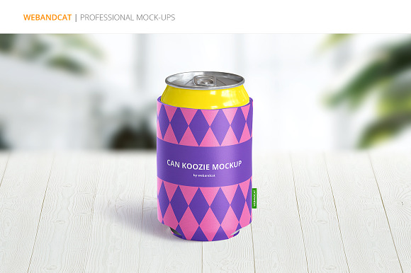 Download Can Koozie Mock Up Creative Photoshop Templates Creative Market