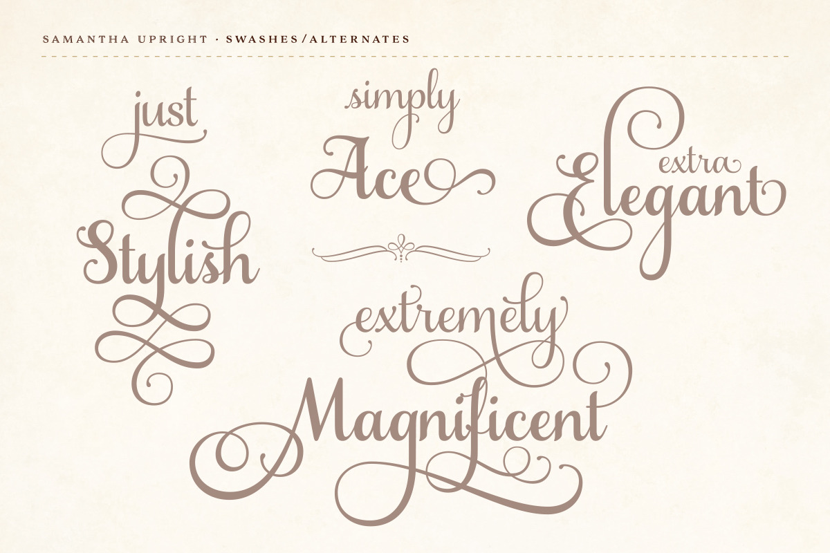 Samantha Bold Upright Pro | Stunning Script Fonts ~ Creative Market