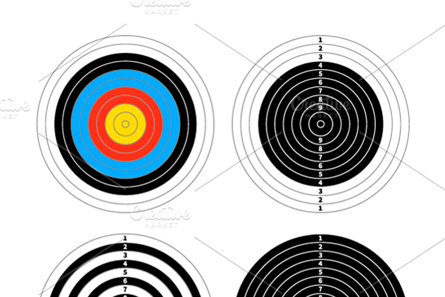 Score Target For Shooting Practice 