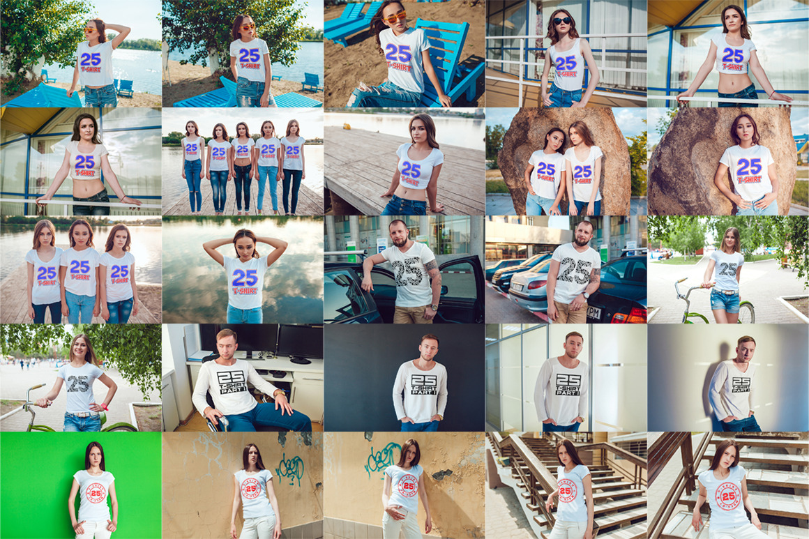 Download 100 T Shirt Mock Up Bundle Creative Photoshop Templates Creative Market