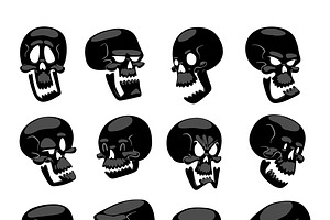 skull and bones signs | Pre-Designed Illustrator Graphics ~ Creative Market