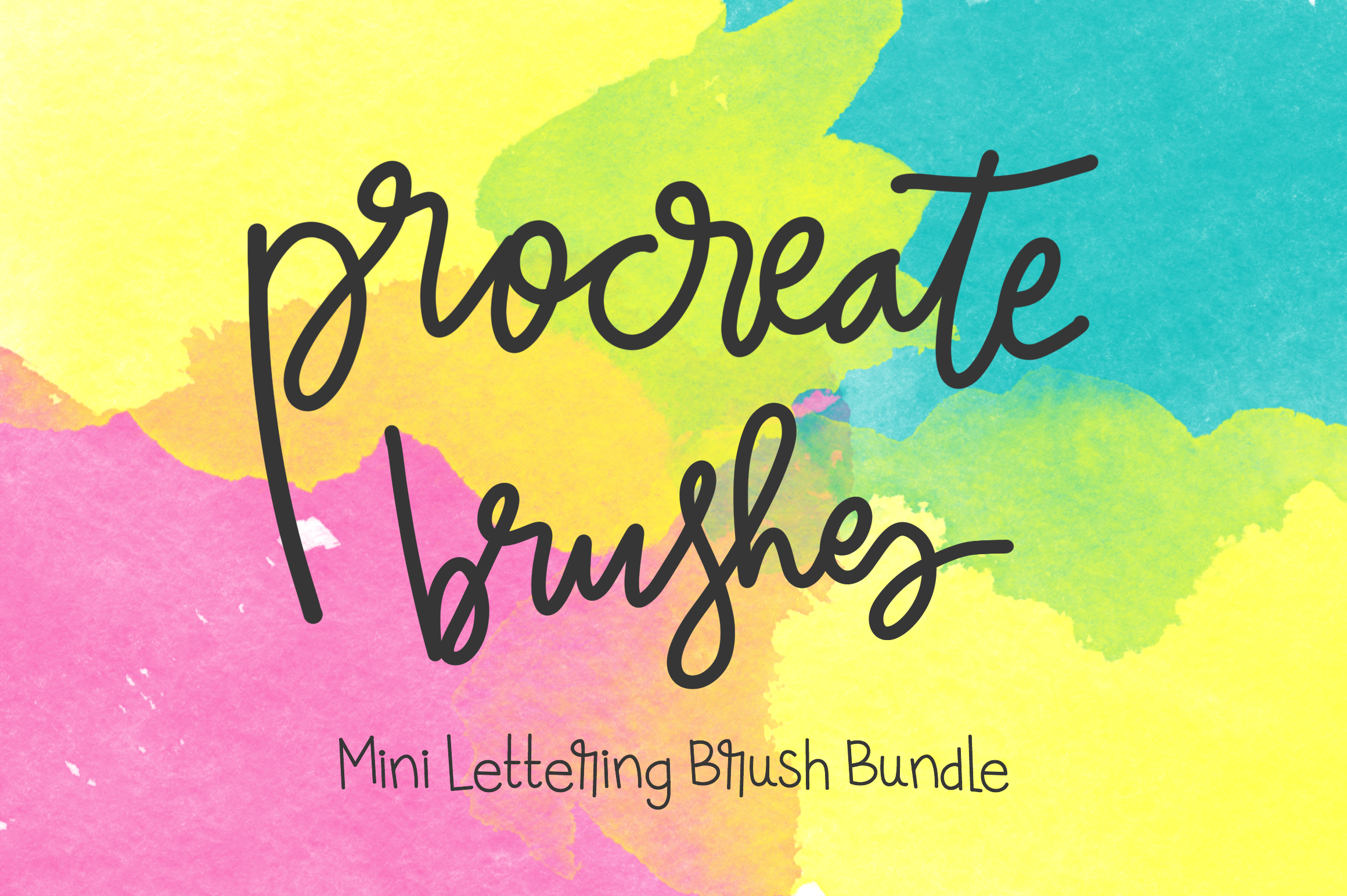 Procreate Lettering 4-Brush Bundle | Brushes ~ Creative Market