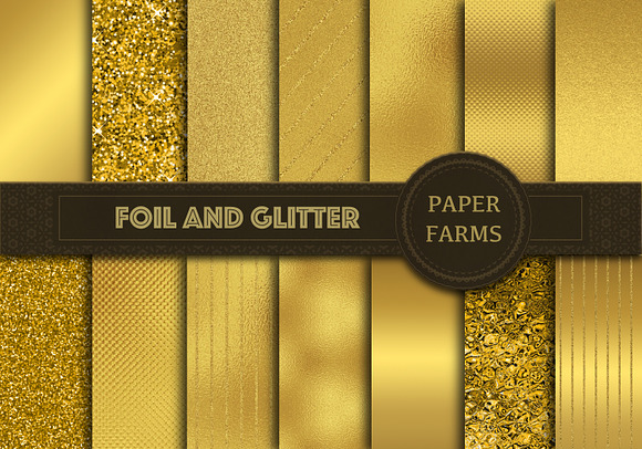 Purple and Gold digital paper, gold background, gold glitter, golden stars,  chevron, geometric, flowers, hearts for Commercial Use