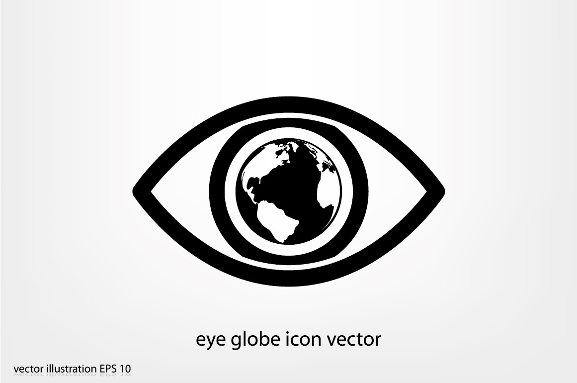 Global eyes. Eye Globe.