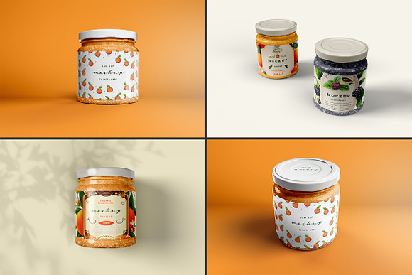 Glass Jam Jar With Clamp Lid Mockup - Free Download Images High