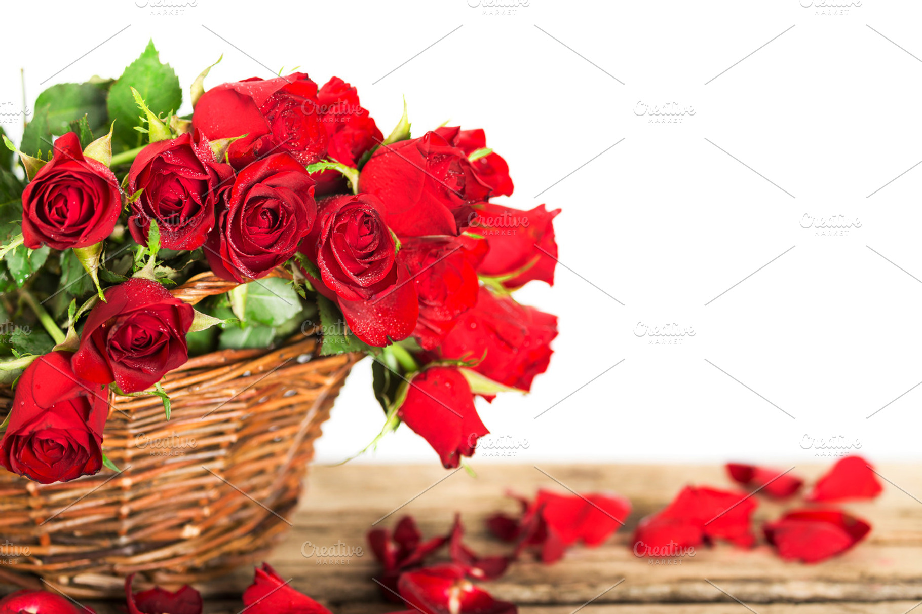 Valentine red roses | High-Quality Holiday Stock Photos ~ Creative Market