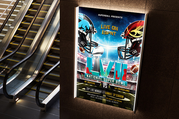 Super Bowl LVII 2023 Flyer Template