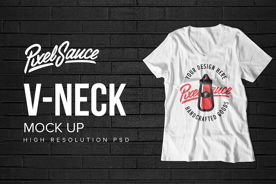 Mockup t shirt v neck photoshop free information