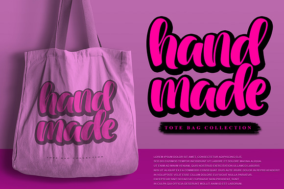 Black Pink - Handwritten Bold Font