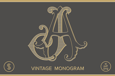 Monogram World  A Creative Market Shop