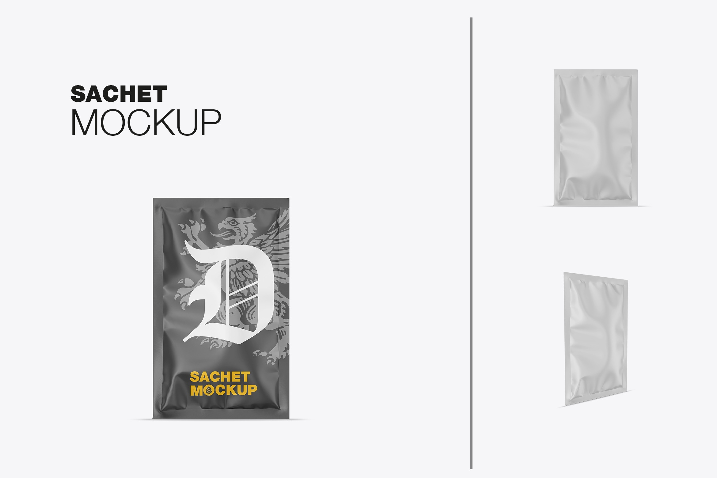 Plastic Sachet Mockup Product Mockups ~ Creative Market