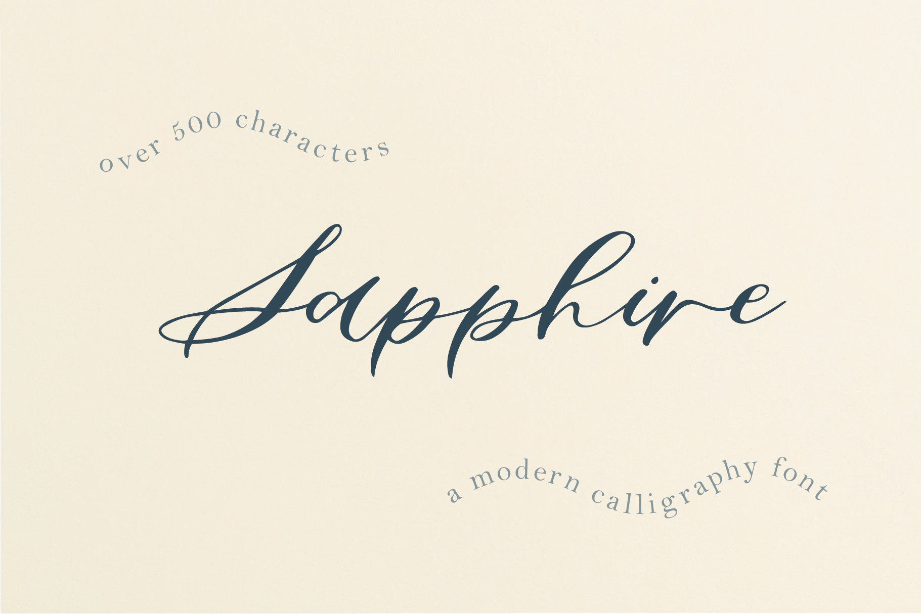 Sapphire Script Calligraphy Font | Creative Market