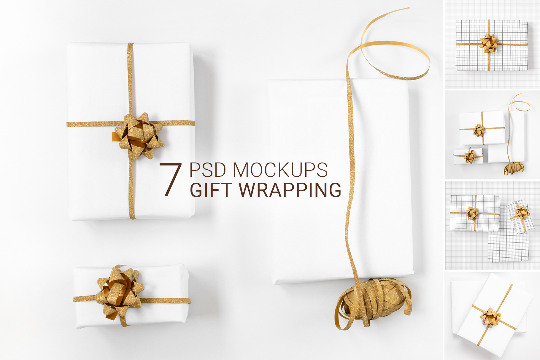 GIFT WRAP MOCKUPS | PSD | Packaging Mockups ~ Creative Market