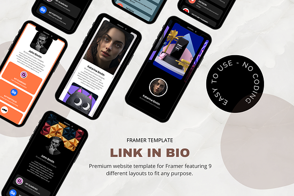 Linktree designs, themes, templates and downloadable graphic elements on  Dribbble