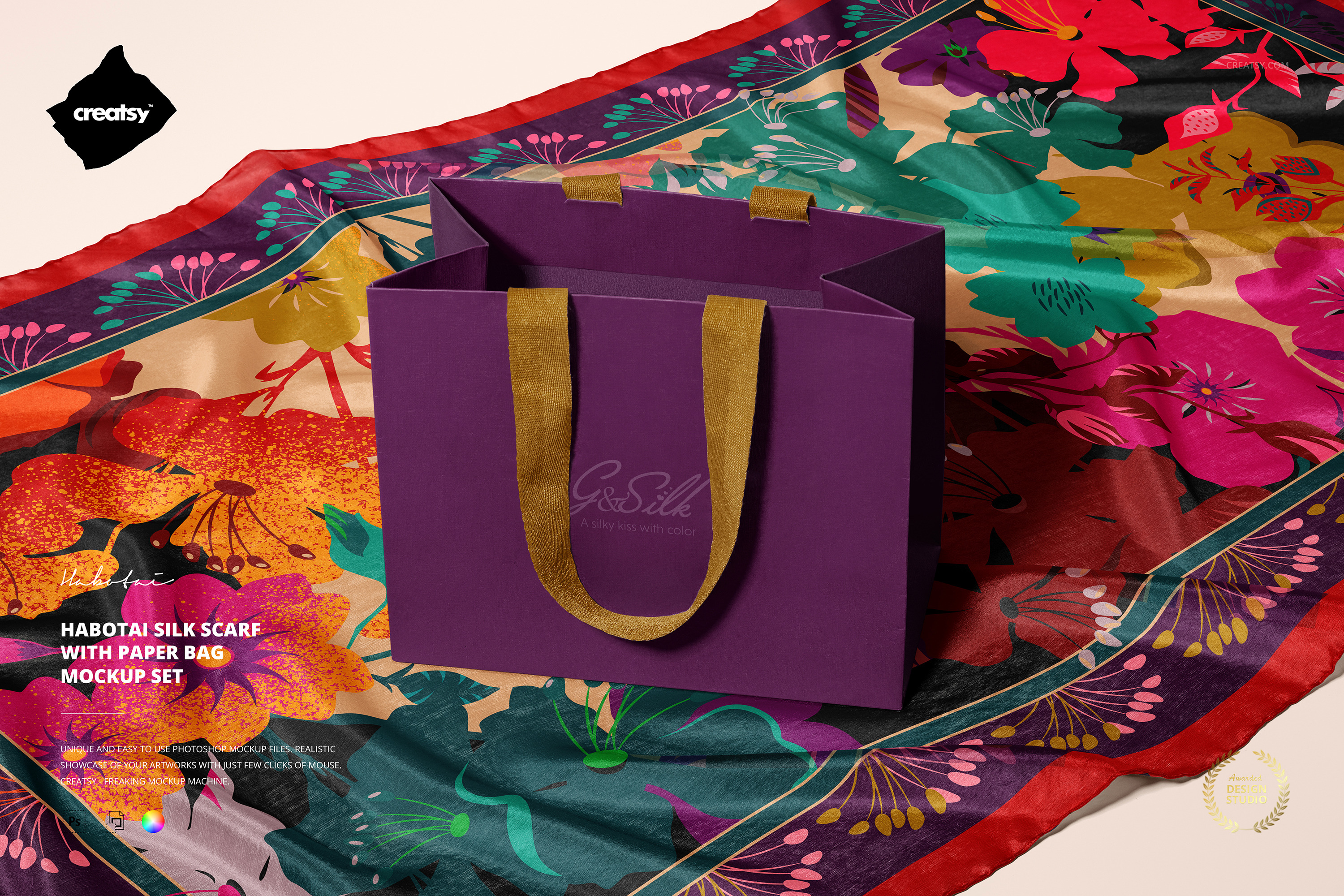 Update Your Bag with a Silk Scarf