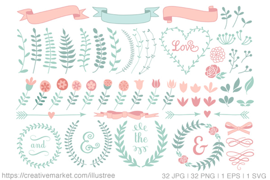 Free Free 97 Floral Laurel Svg SVG PNG EPS DXF File