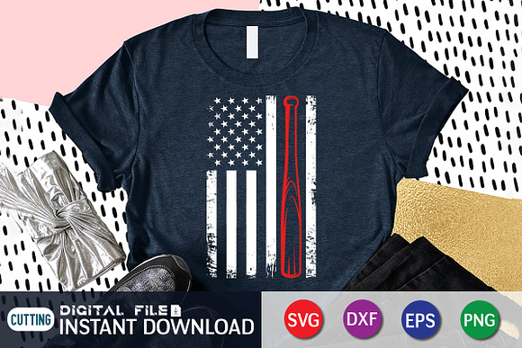 American Flag Baseball SVG PNG CLIPART, Baseball Player Silhouette SVG, Baseball SVG Images, Cricut Baseball Shirt Ideas, Retro Vintage USA Flag  Designs, Teesvg