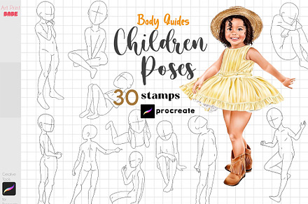 Procreate Couples Body Poses Stamps Graphic by Calcool · Creative Fabrica