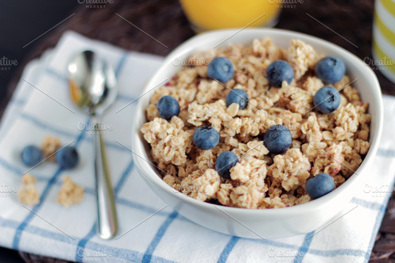 Müsli for breakfast stock photo containing breakfast and food | Food ...