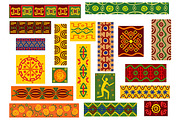 African tribal ornaments set | Background Graphics ~ Creative Market