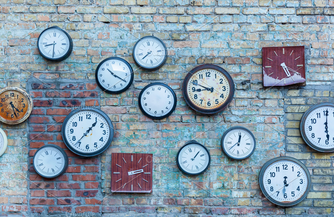 Multiple clock Stock Photos Creative Market