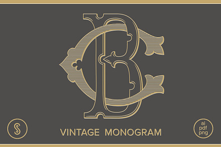 Monogram World  A Creative Market Shop