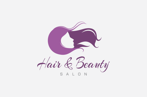 Hair Beauty Salon Logo Creative Illustrator Templates Creative Market