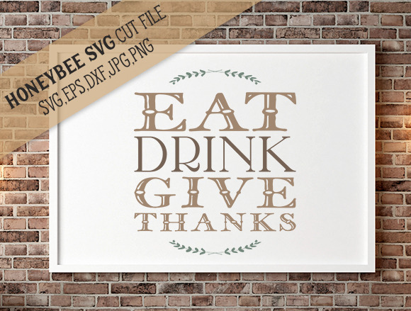 Eat, Drink, Give Thanks | Food Illustrations ~ Creative Market