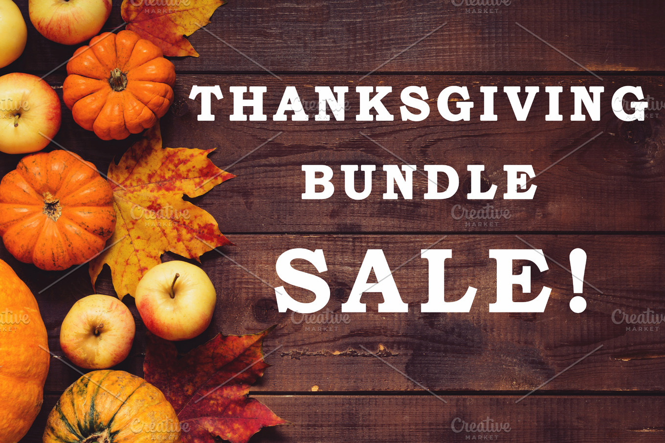 Thanksgiving photo bundle! SALE! Holiday Stock Photos Creative Market