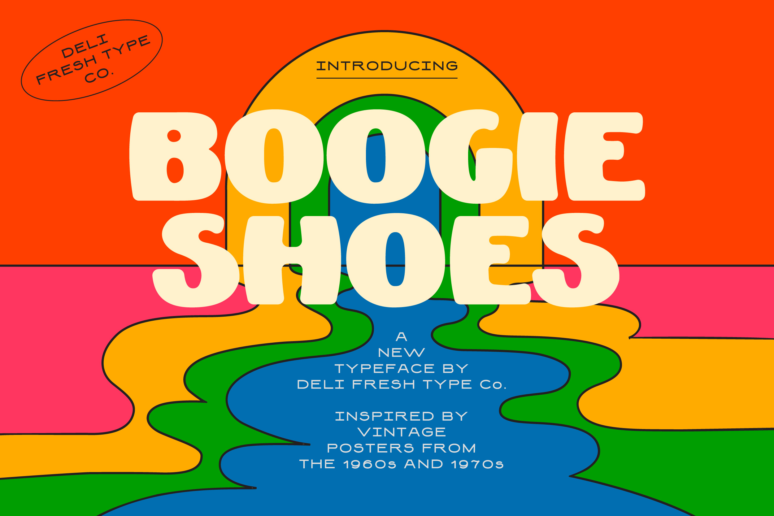 Boogie Shoes A Retro Poster Font Creative Market