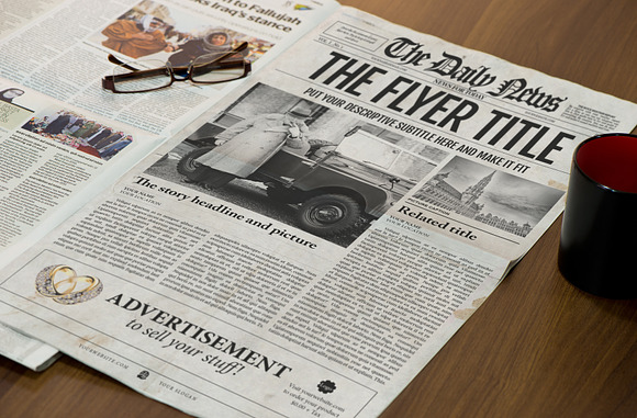 Newspaper Advertisement Free Google Docs Template 