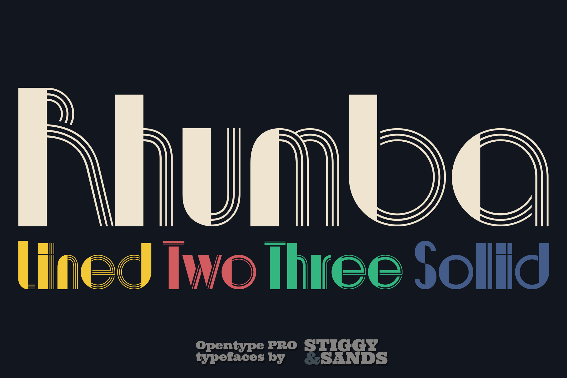 Rhumba Family | Sans Serif Fonts ~ Creative Market