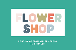 Flower Shop | Sans Serif Fonts ~ Creative Market