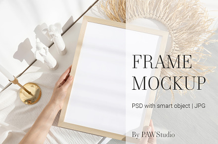 Canvas Floater Frame PSD Mockup  Print Templates ~ Creative Market