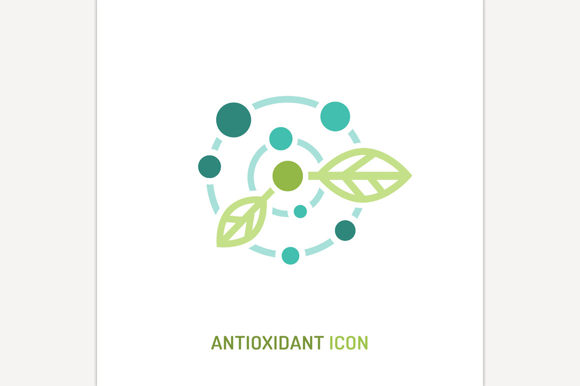 Antioxidant Icon Healthy Eating Outline Icons Creative Market