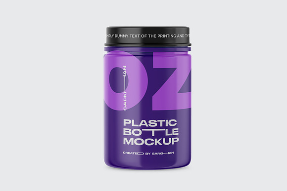 Protein Powder Container Mockups  Packaging Mockups ~ Creative Market