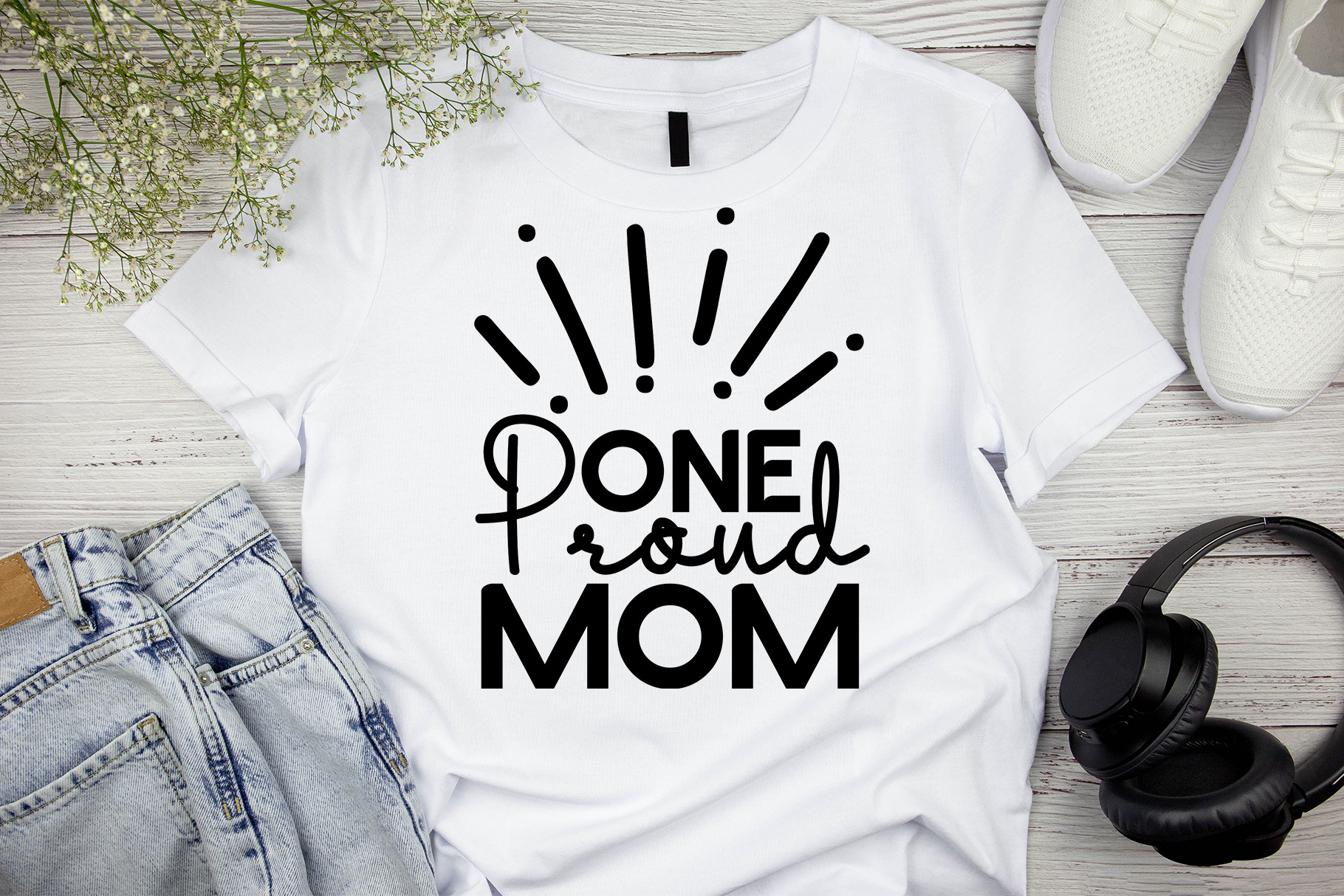 One Proud Mom SVG | Graphic Objects ~ Creative Market